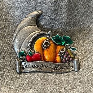 AJMC Cornucopia Thanksgiving Brooch